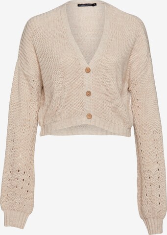 FRESHLIONS Knit Cardigan ' Josephine ' in Beige: front