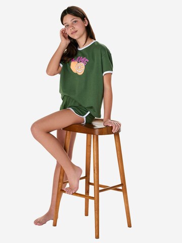SCHIESSER Nachtkledij ' Teens Nightwear ' in Groen