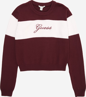 GUESS Sweatshirt in Rot: Vorderseite