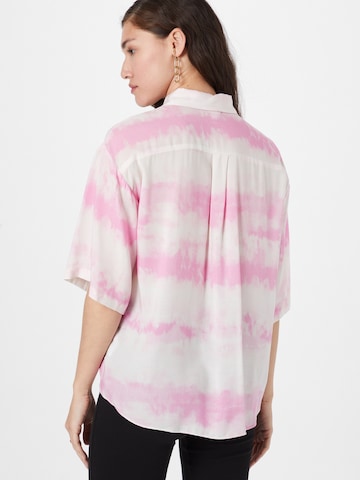 River Island Bluse 'TIE DYE' in Pink