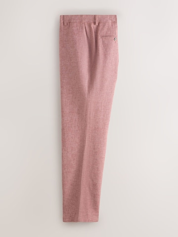 Next Normalny krój Spodnie w kant w kolorze różowy