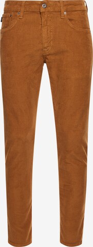 Superdry Slim fit Pants in Yellow: front
