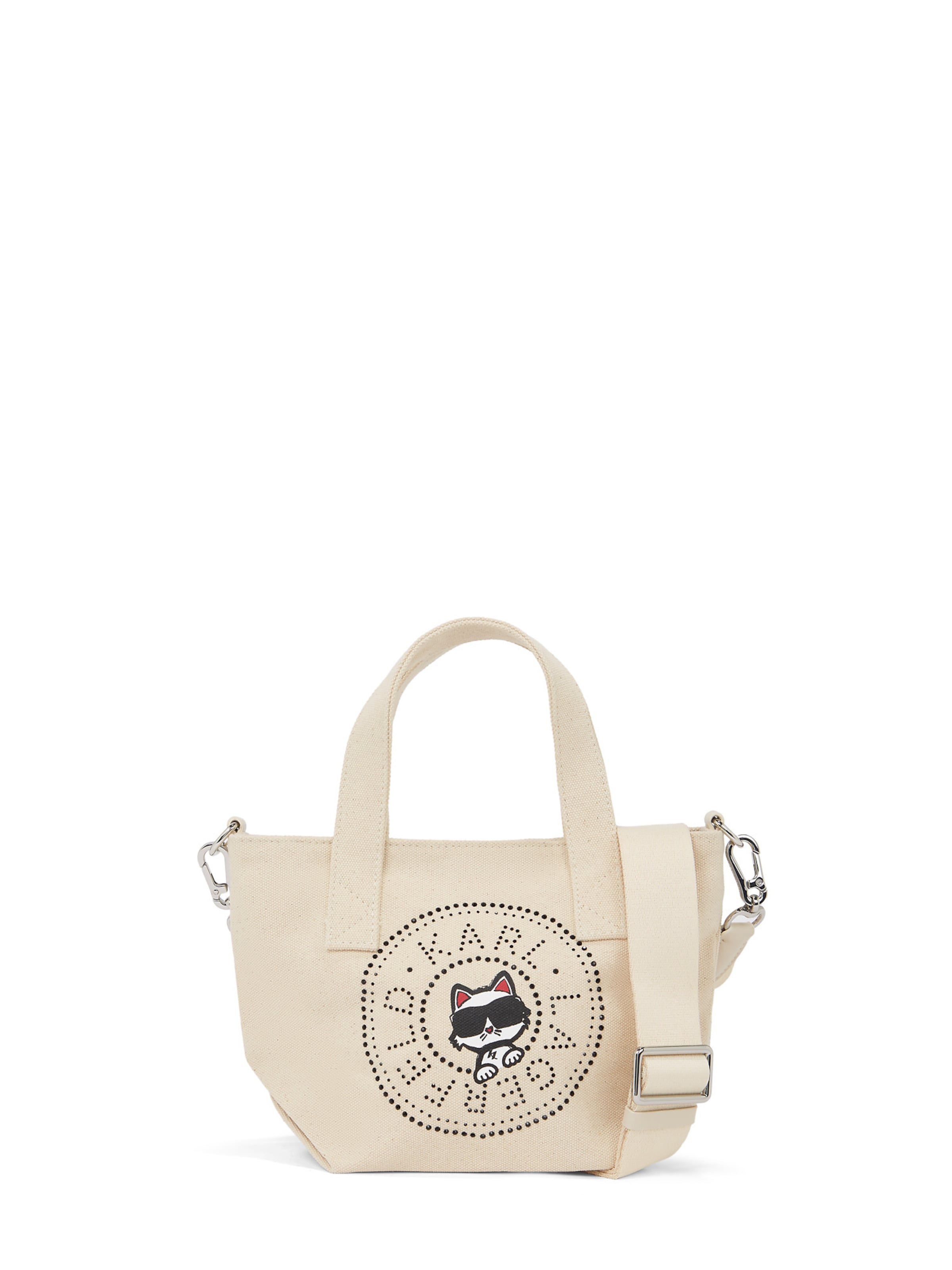 Karl LagerfeldRučna torbica 'Ikon' - bijela boja: prednji dio