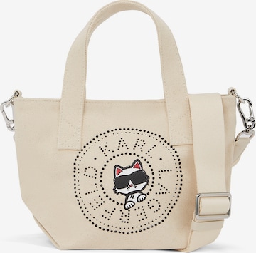 Karl LagerfeldRučna torbica 'Ikon' - bijela boja: prednji dio