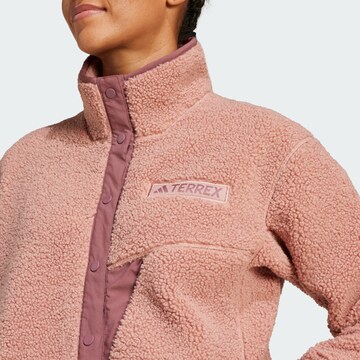 Pull-over de sport 'Xploric' ADIDAS TERREX en rouge