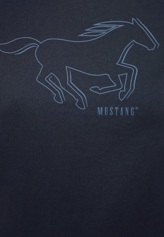 MUSTANG Shirt 'Loa' in Blau