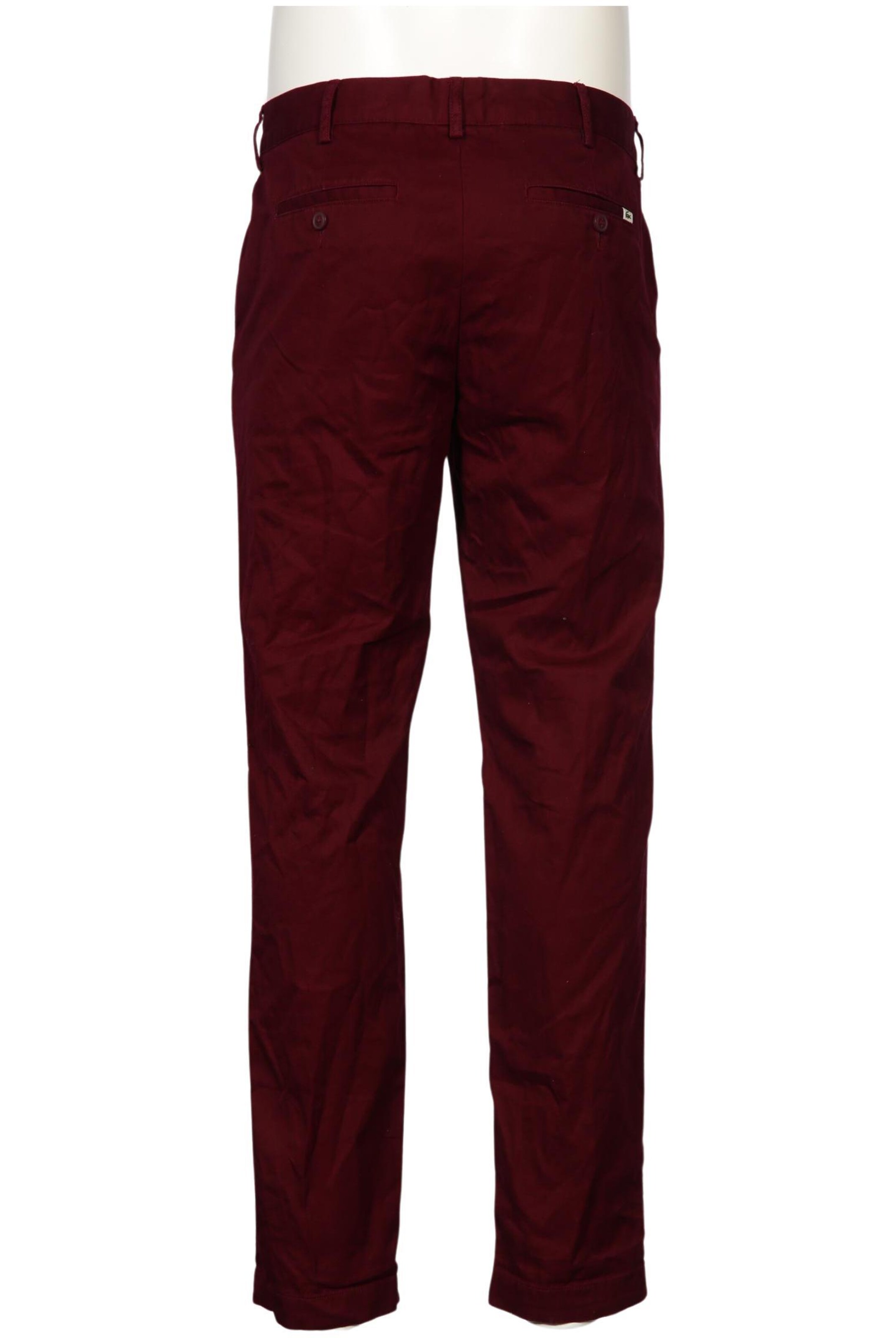 LACOSTE Pants in 36 in Red