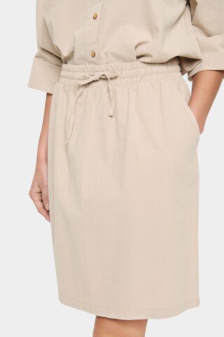 SAINT TROPEZ Rok 'Zalinda' in Beige