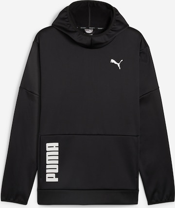 PUMA Athletic Sweatshirt 'Train All Day' in Black: front