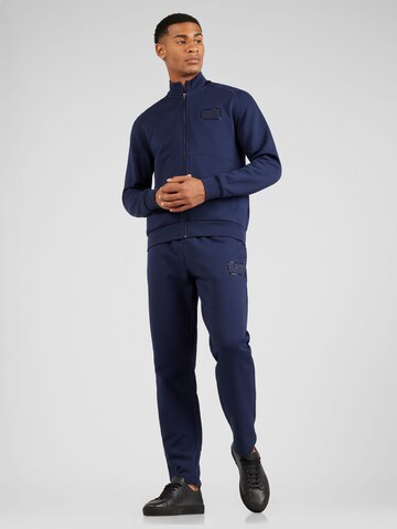 EA7 Emporio Armani Joggingpak in Blauw: voorkant