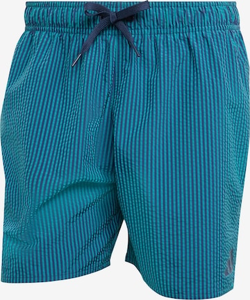 ADIDAS SPORTSWEAR - Bermudas 'Seersucker' en azul: frente