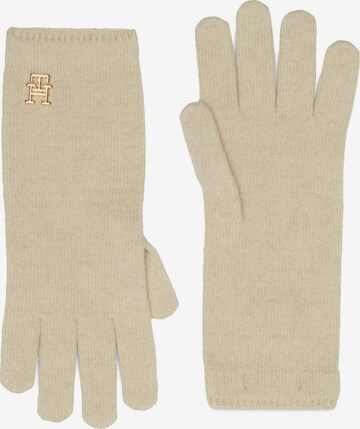 Gants 'Chic' TOMMY HILFIGER en beige : devant