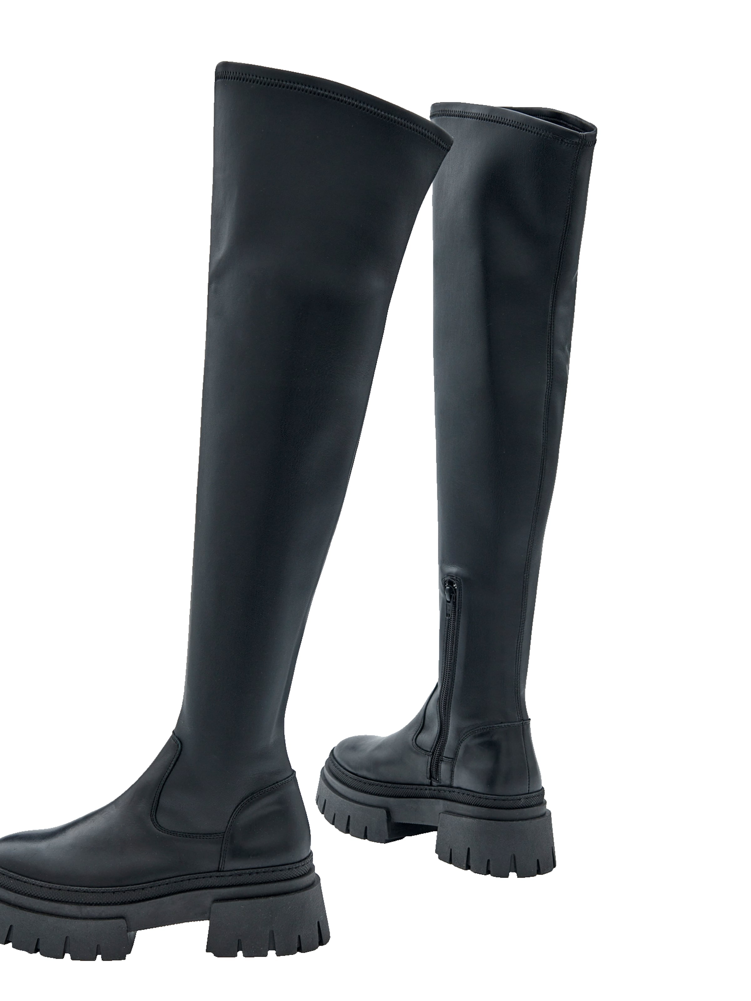 EDITED Μπότες overknee 'Wisgard' σε μαύρο