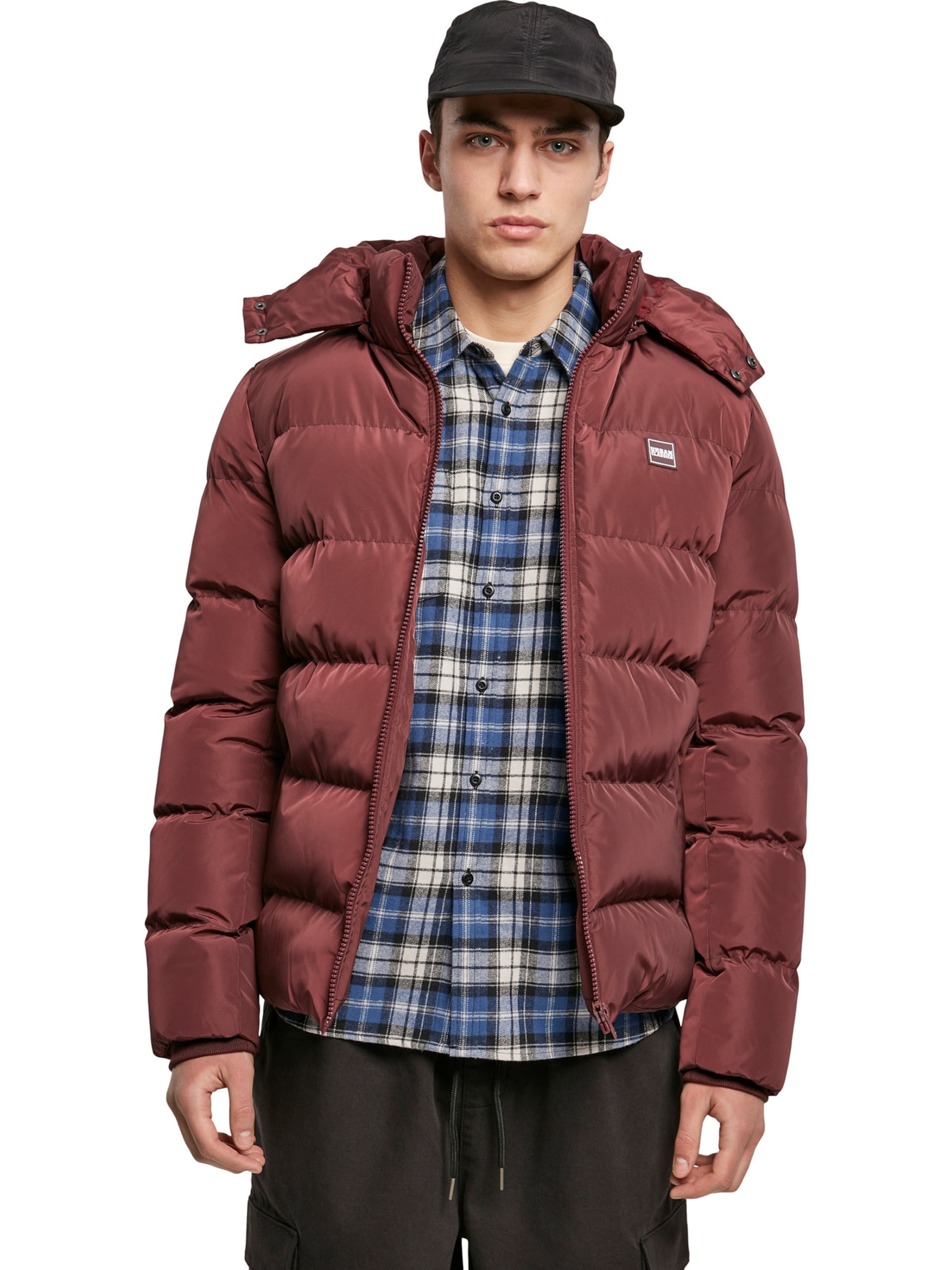 Urban Classics Talvejope, värv punane: eest vaates