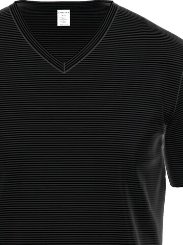 Ammann Undershirt 'Day Modern / Cotton & More' in Black