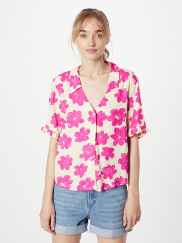 Camicia da donna di Monki in rosa: frontale