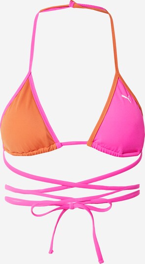 PUMA Bikini gornji dio u narančasta / roza / prljavo bijela, Pregled proizvoda