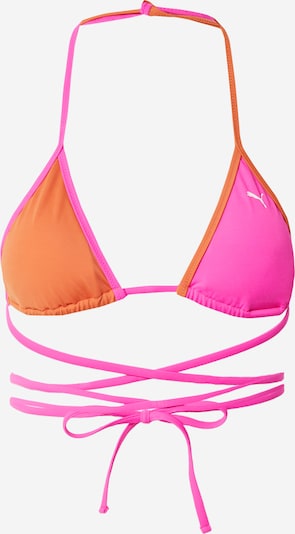 PUMA Bikinitop in orange / pink / offwhite, Produktansicht