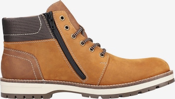 Rieker Lace-Up Boots in Brown