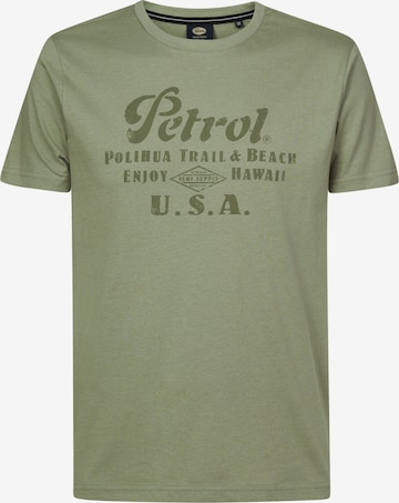 Petrol Industries Shirt in Groen: voorkant
