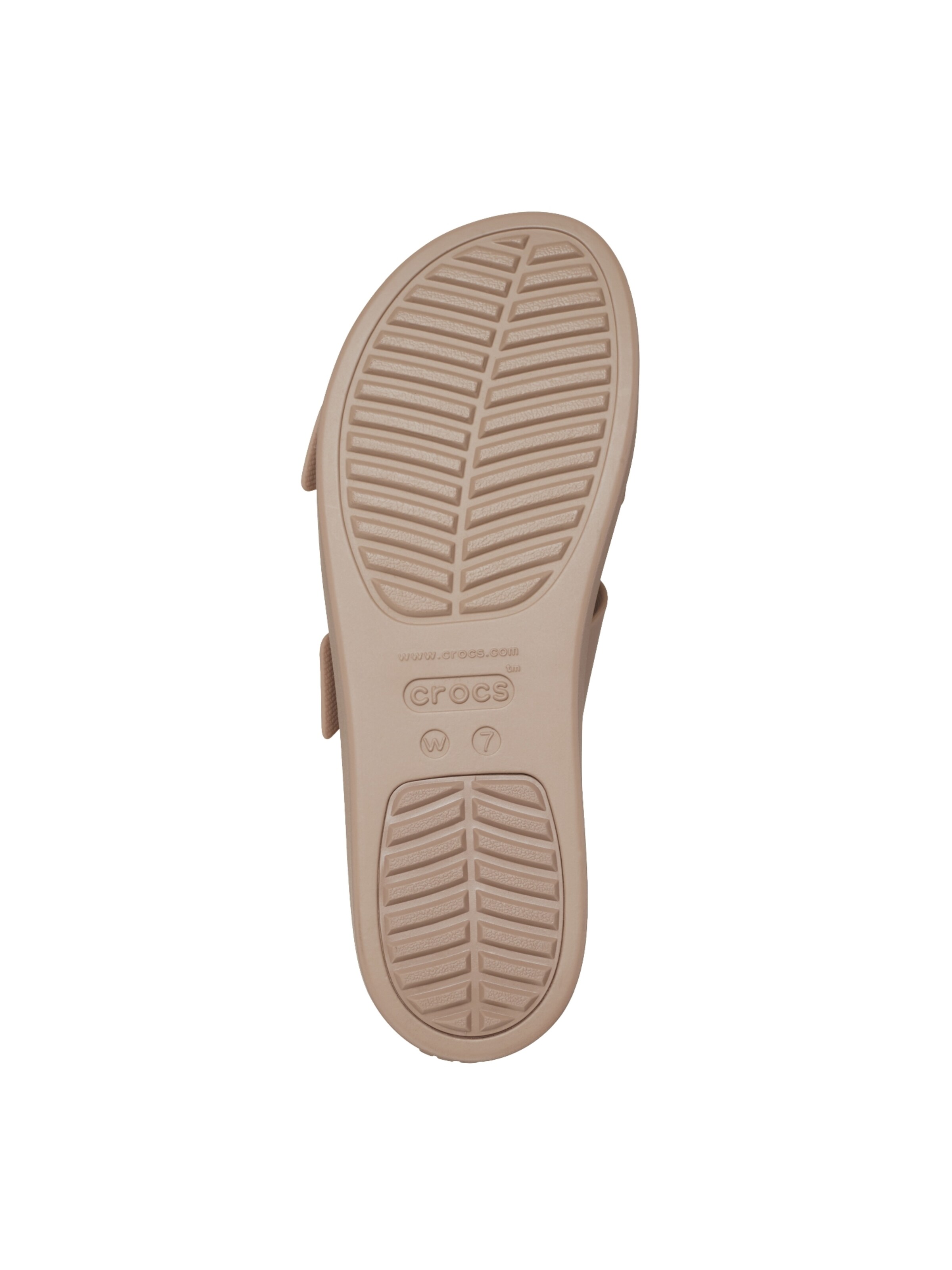 Sandalo di Crocs in marrone