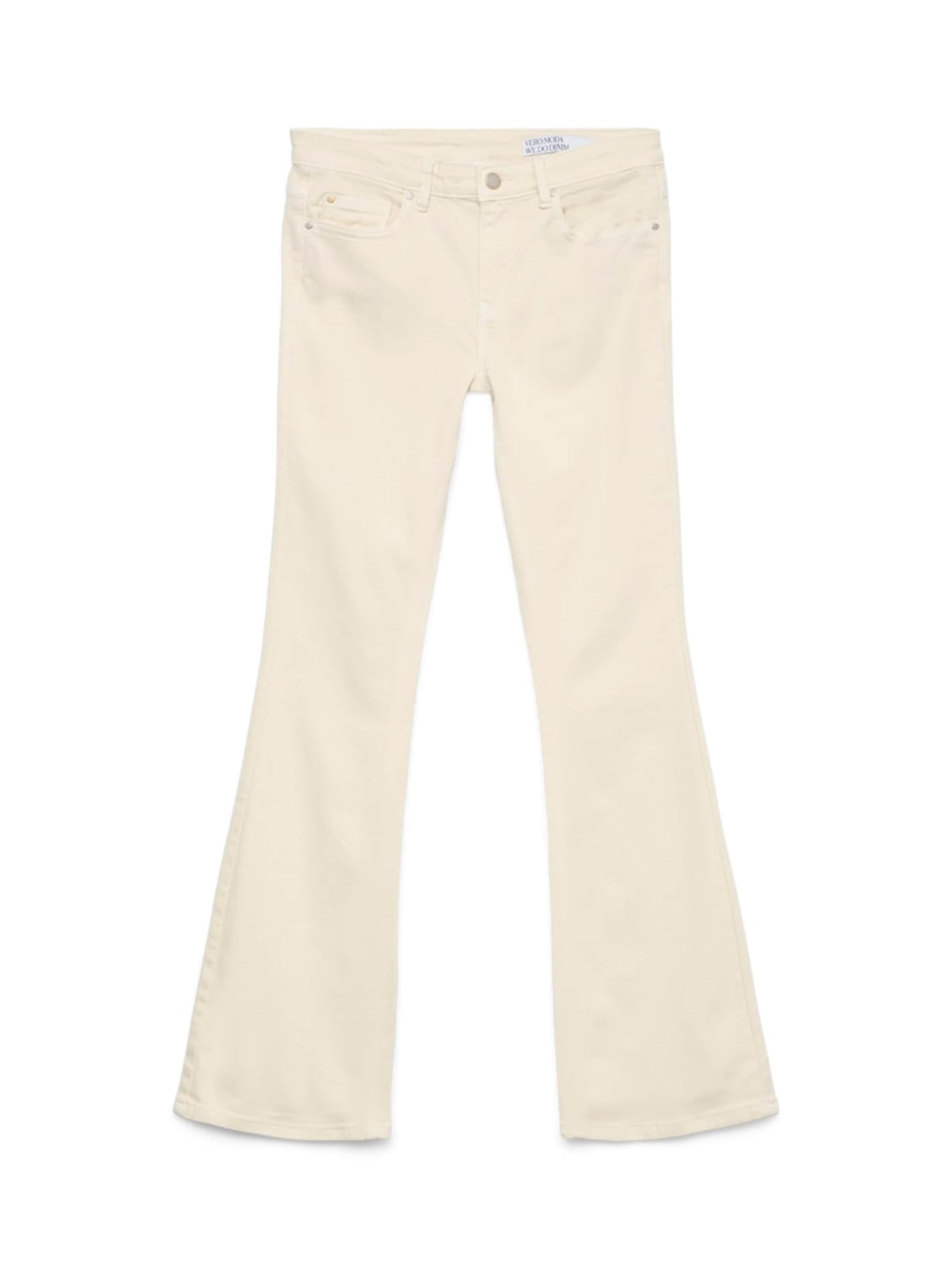 VERO MODA - Acampanado Vaquero 'VMFlash' en beige: frente