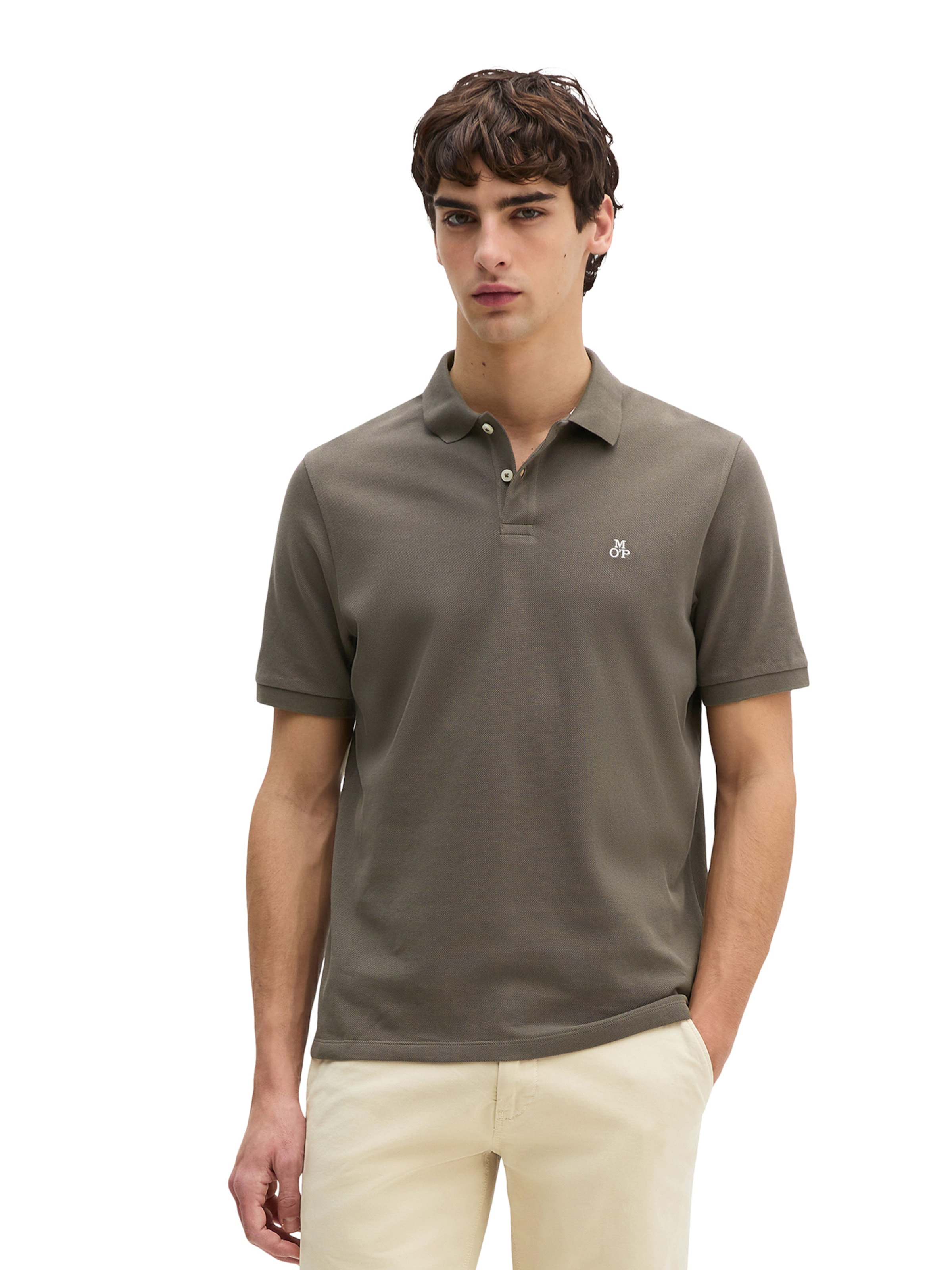 pilka Marc O'Polo Marškinėliai: priekis