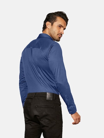 DESOTO Slim fit Zakelijk overhemd in Blauw