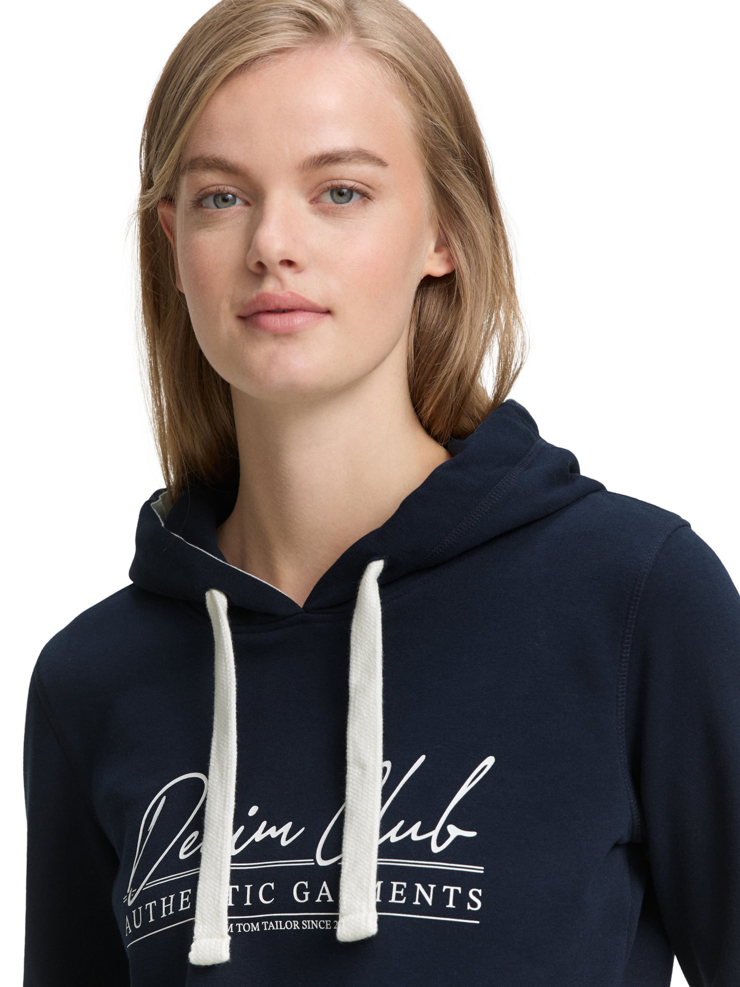 TOM TAILOR DENIM Свитшот в Синий