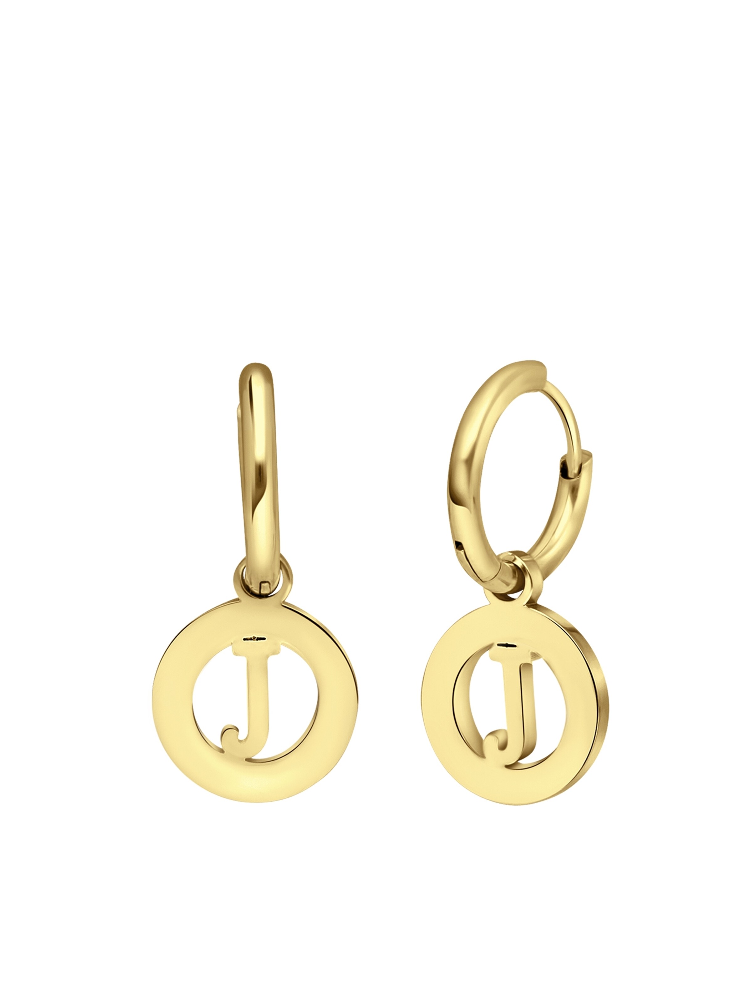 Lucardi Oorbellen in Goud: voorkant