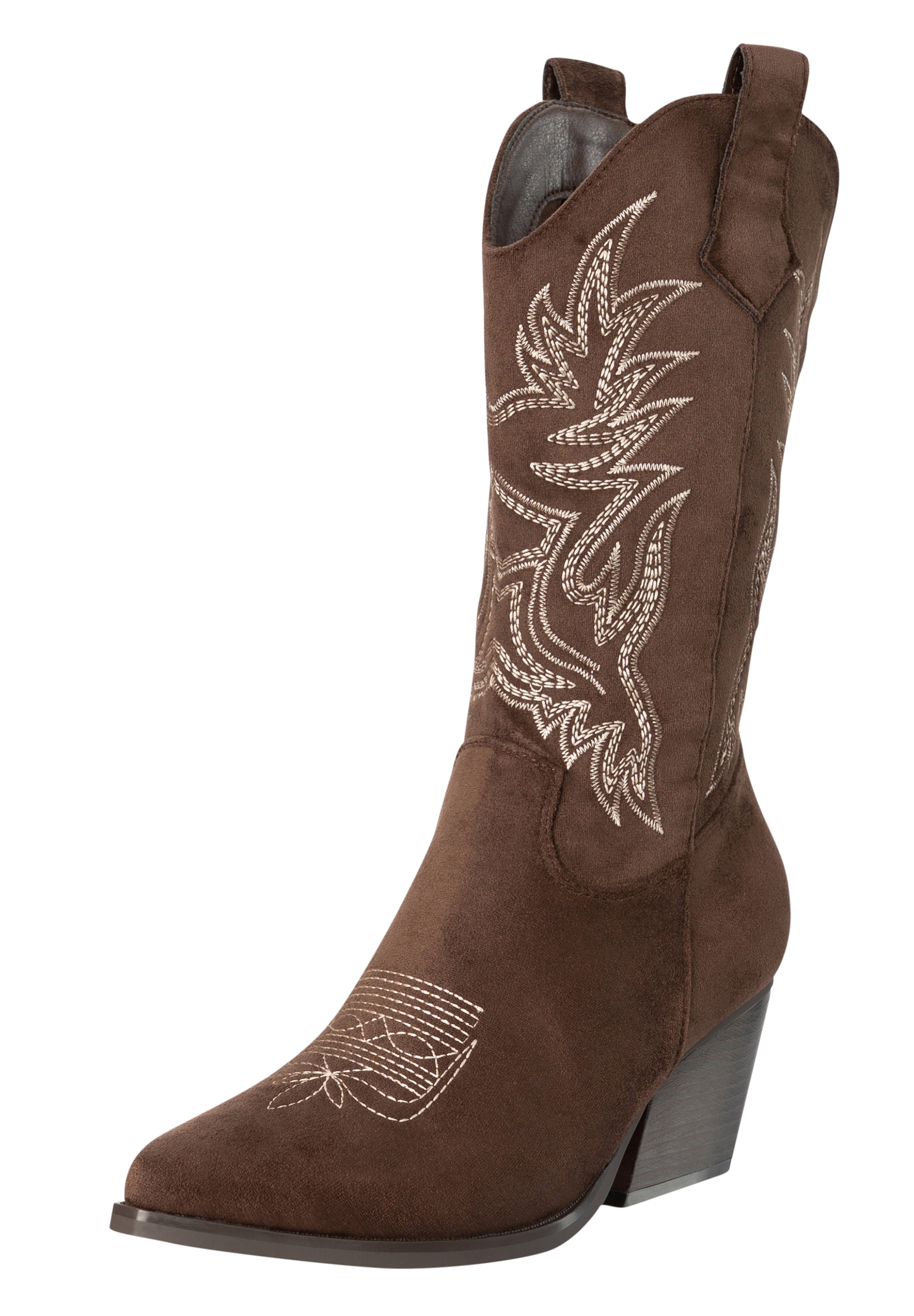 Stivale da cowboy di Salinyang in marrone: frontale