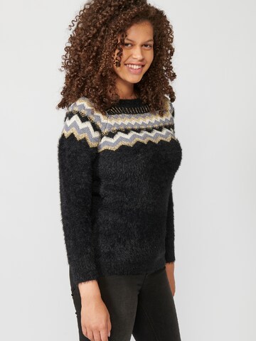 KOROSHI Pullover i sort