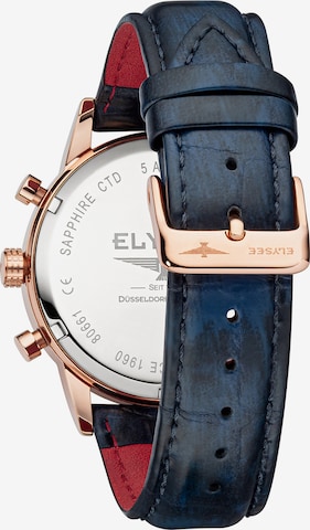 ELYSEE Analog Watch 'The Signature' in Blue