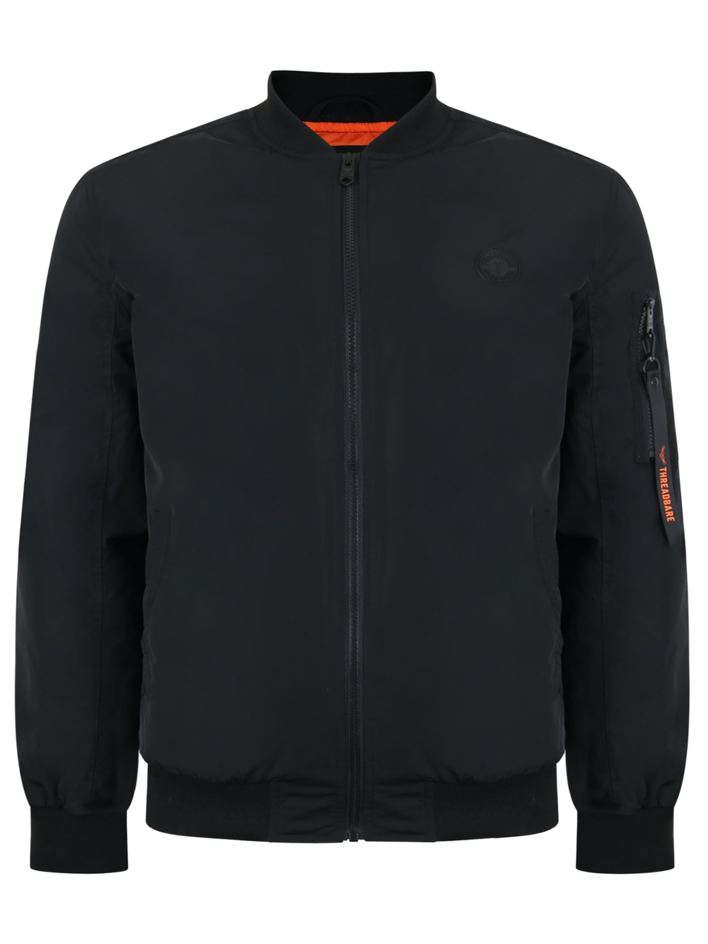 Threadbare Jacke in Schwarz: Vorderseite