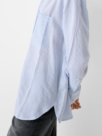 Bershka Blouse in Blue