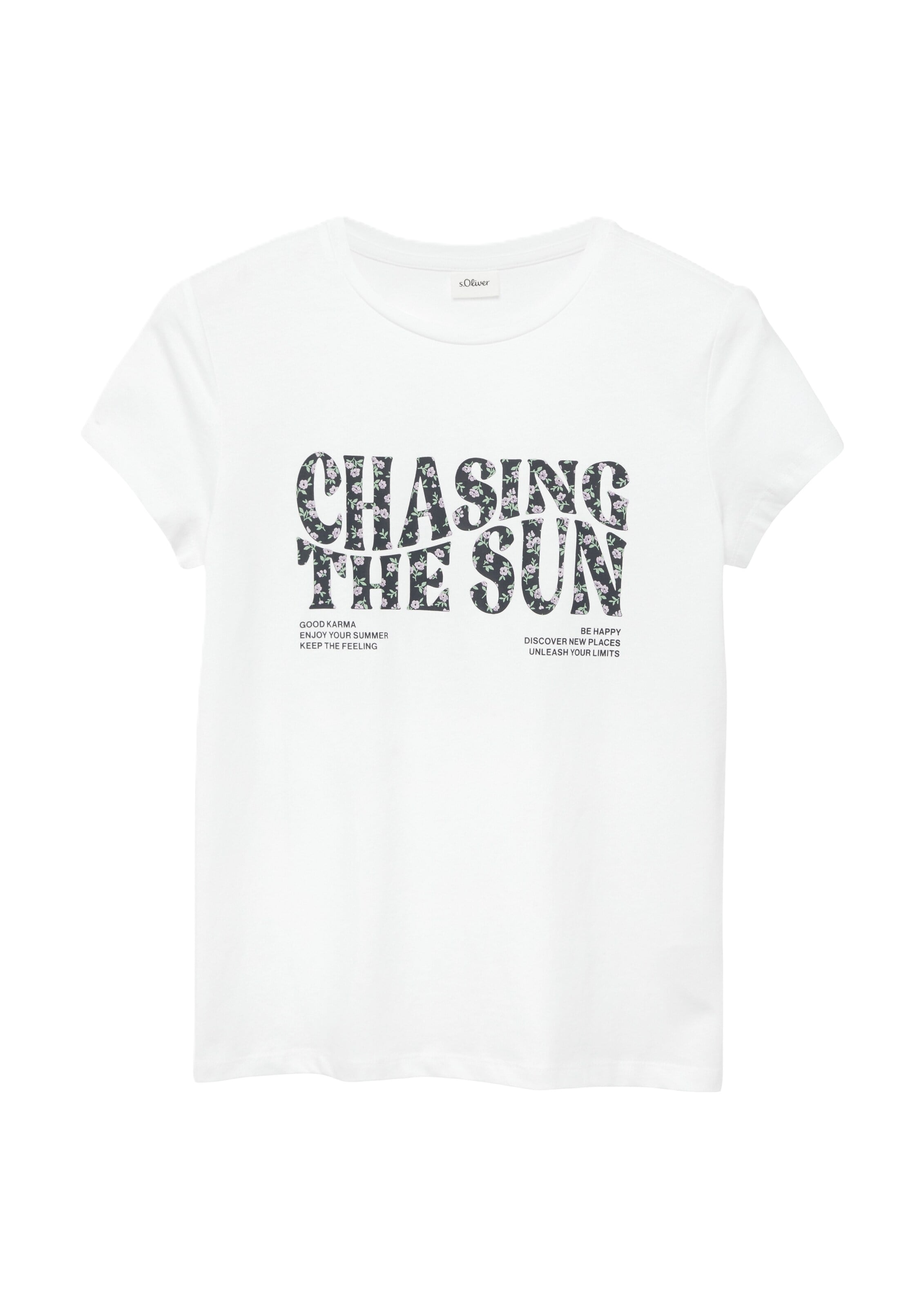 s.Oliver T-Shirt in Weiß: Vorderseite