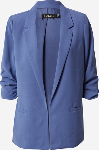 SOAKED IN LUXURY Blazer 'Shirley' in Blue: front