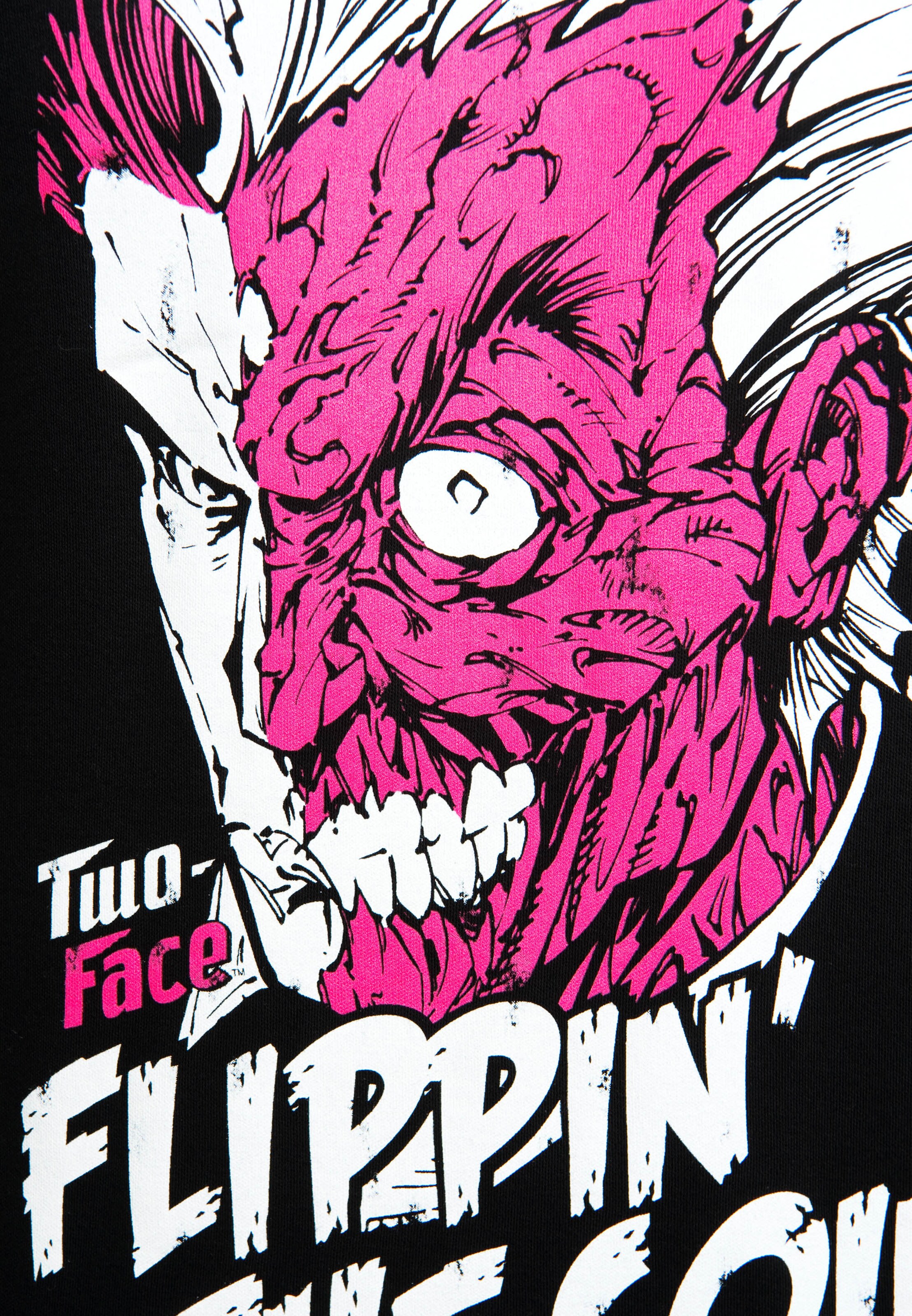 LOGOSHIRT Shirt 'Two Face' in Black