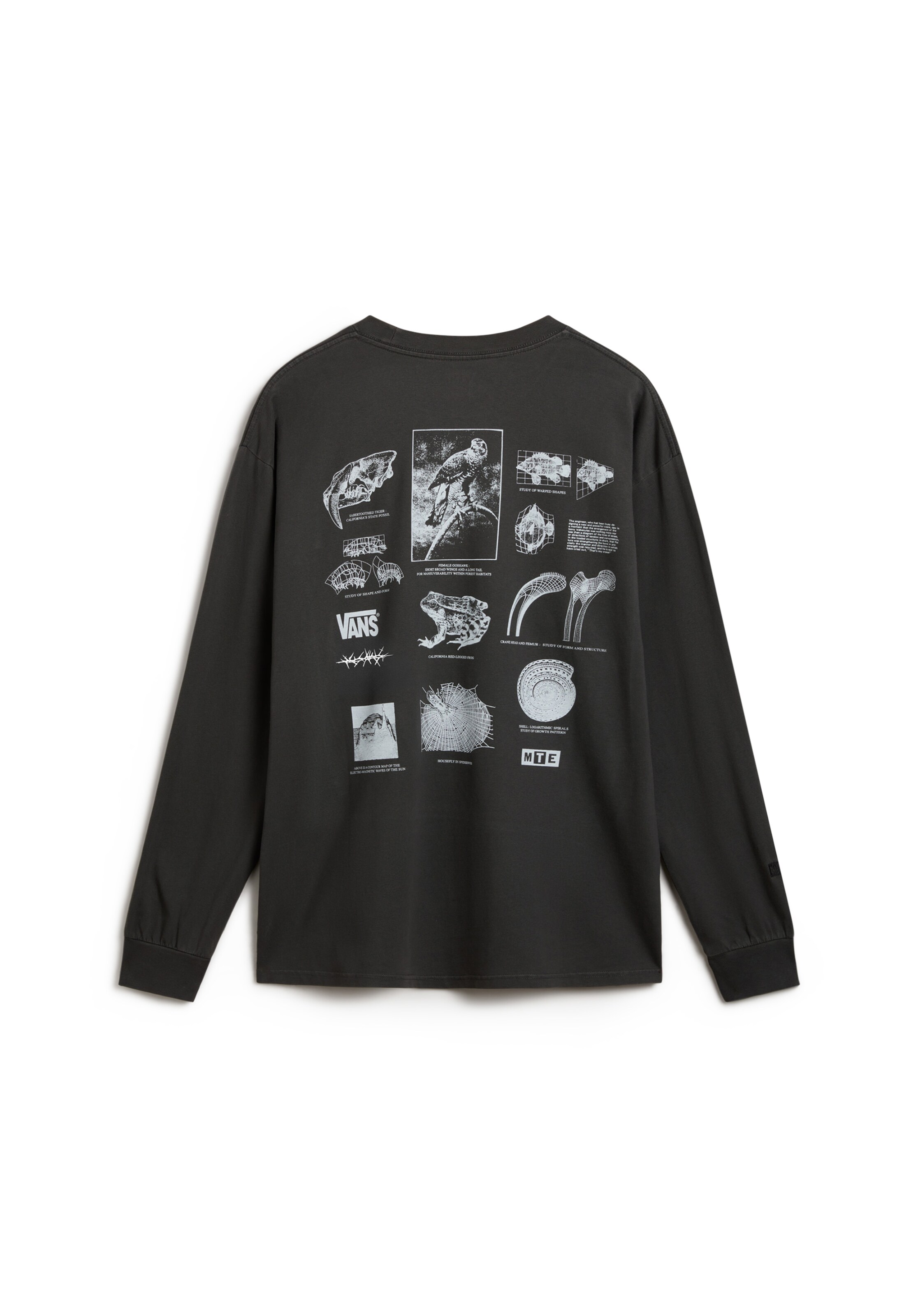 melns VANS T-Krekls 'MTE Brain Storms Study'