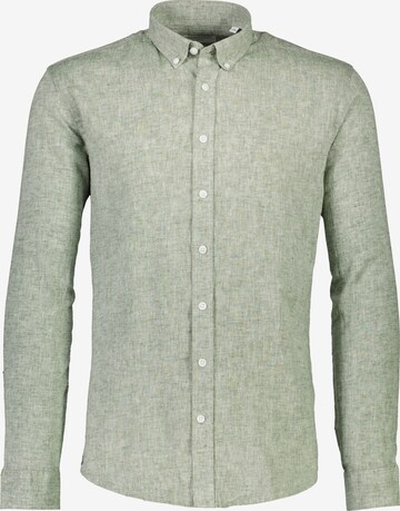 Lindbergh Button Up Shirt in Green: front