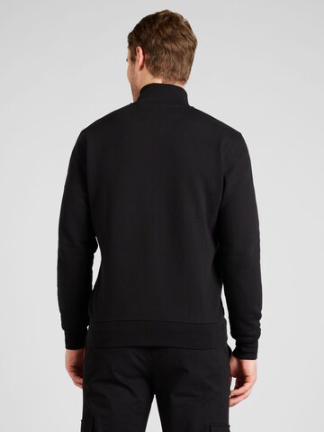 La Martina Zip-Up Hoodie 'Urbanus' in Black