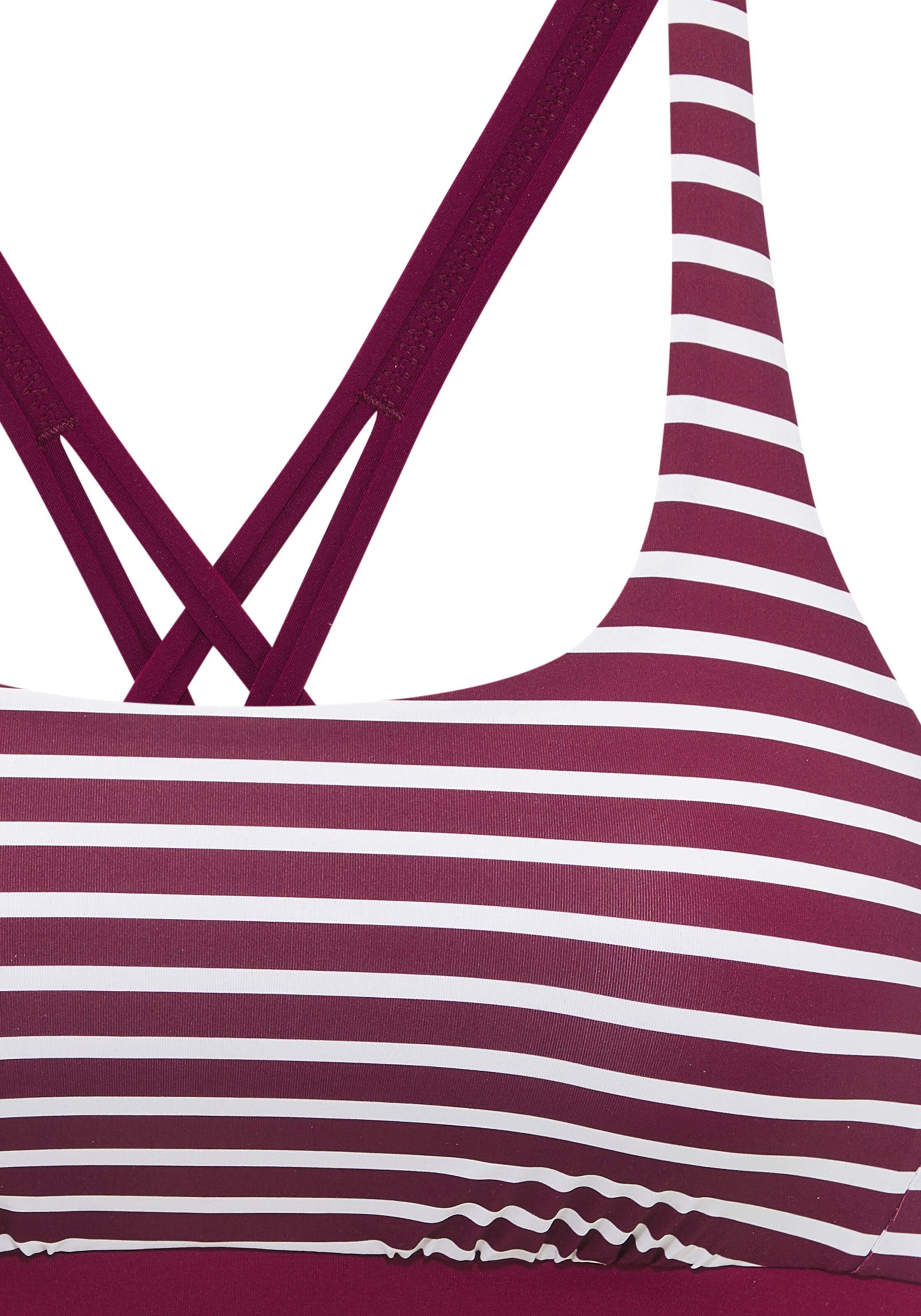 VENICE BEACH T-Shirt Bikinitop in Lila