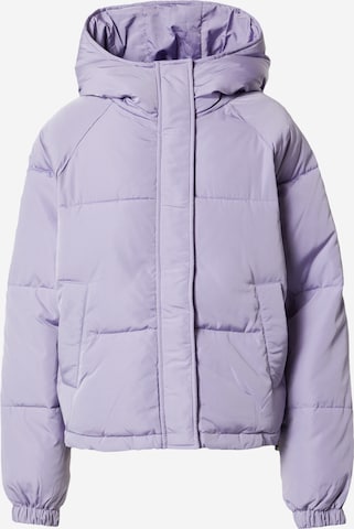 ICHI Between-Season Jacket in Purple: front