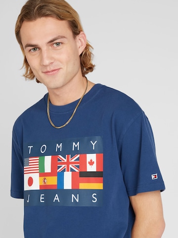 Tommy Jeans - Camisa 'ARCHIVE GAMES' em azul