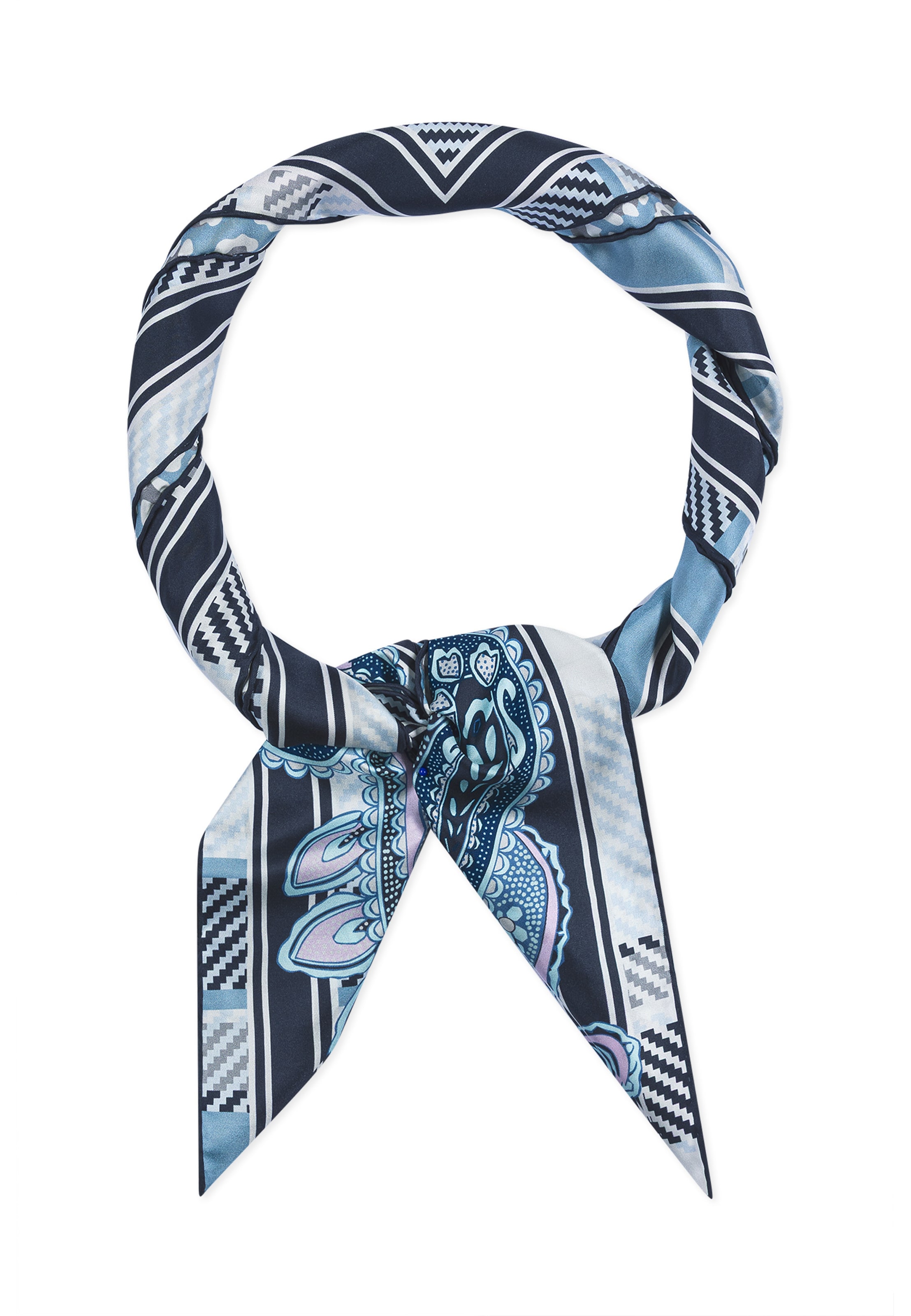 Roeckl Wrap 'PATCHWORK LEO' in Black