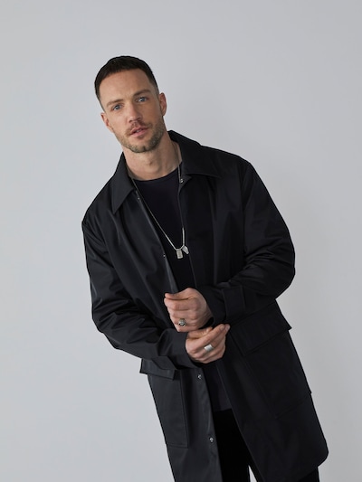 DAN FOX APPAREL Välikausitakki 'Jayden' värissä musta, Mallinäkymä