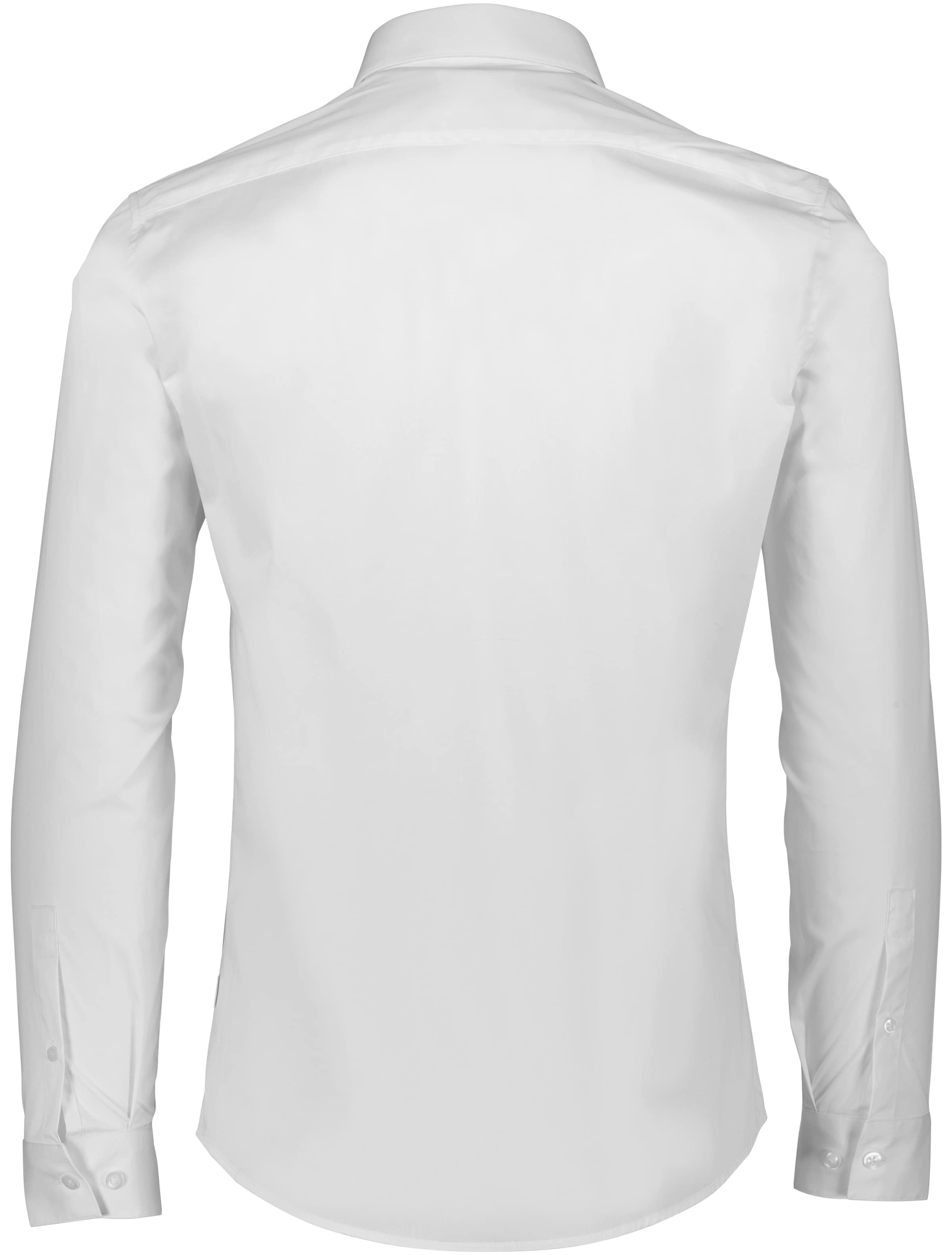 Lindbergh Slim Fit Бизнес риза 'Superflex' в бяло