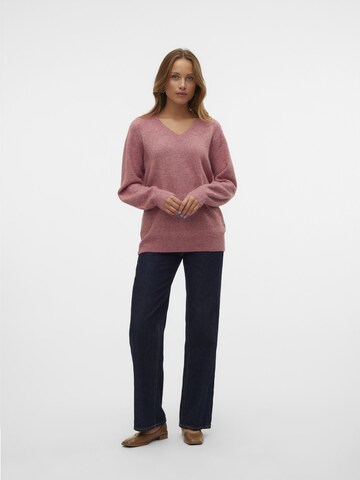 Pull-over 'LEAF' VERO MODA en rouge