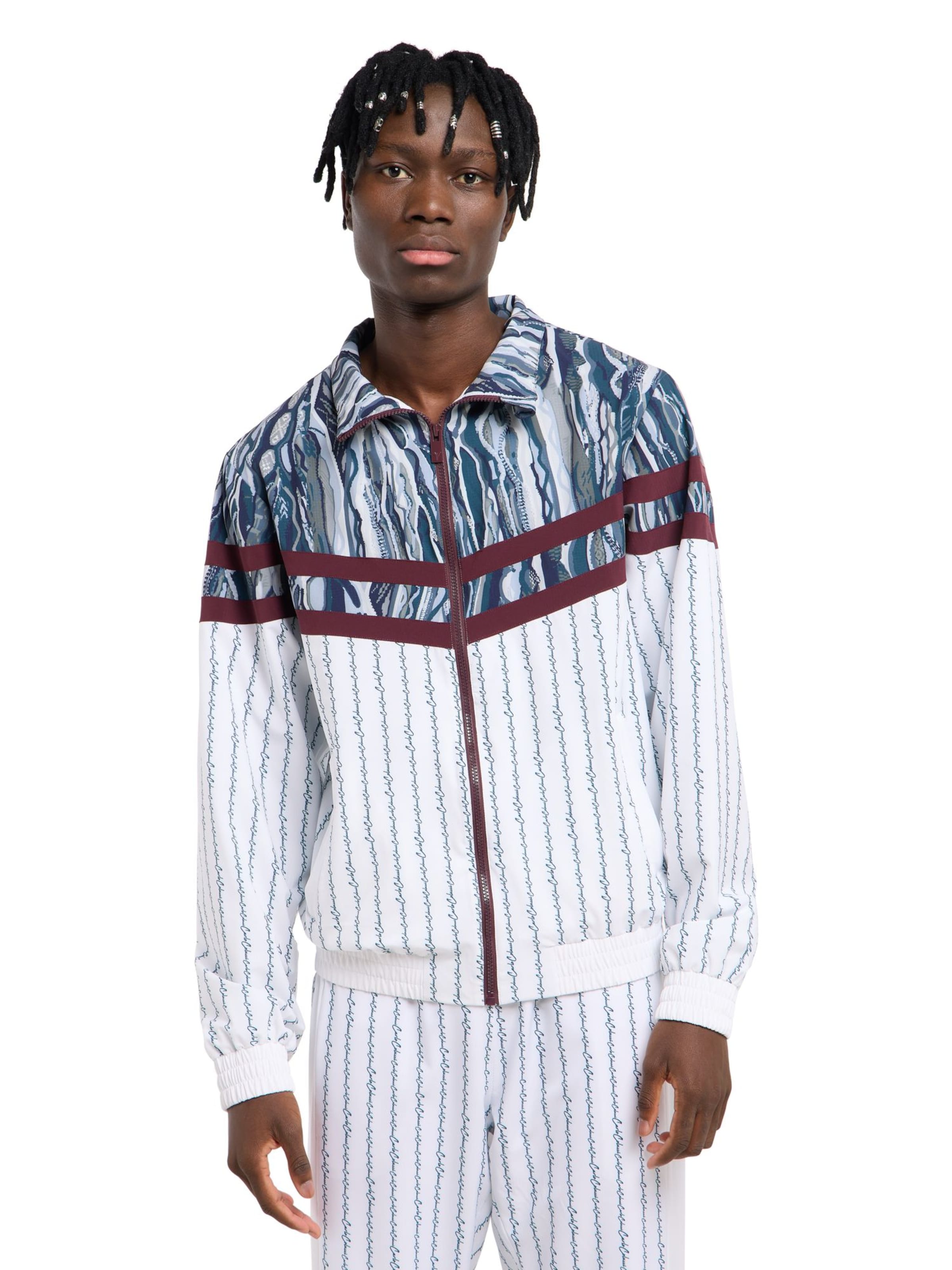 Veste de survêtement '' Fava ' ' Carlo Colucci en blanc : devant