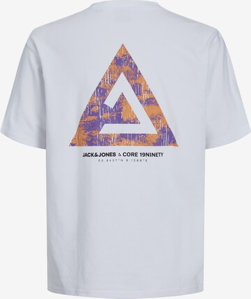 JACK & JONES T-shirt 'Triangle' i vit